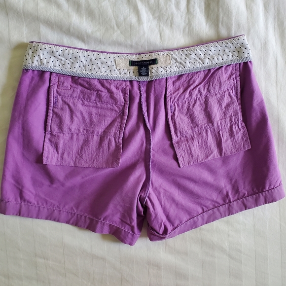 Tommy Hilfiger Purple Shorts - Size 6 - Picture 9 of 12